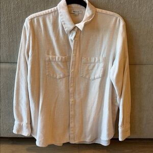 Madewell cream button down